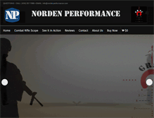 Tablet Screenshot of nordenperformance.com